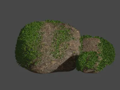 Rocks Lowpoly for eviroment and videogames Free low-poly 3D model