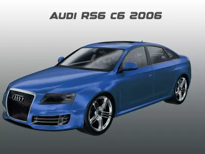 Audi - 2009 - RS6 c6 3D model
