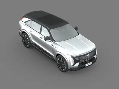 Cadillac Escalade IQ 2024 Low-poly 3D model