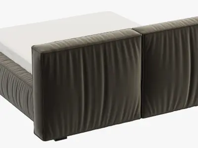 RH Teen Sona Upholstered Platform Bed 3D model