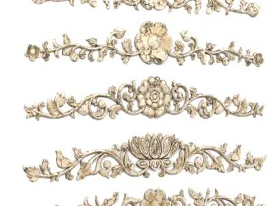 21 Ornaments Pack Vol 02 3D Model Collection