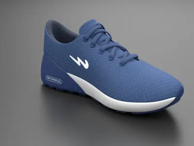 Campus Running shoes 3D model