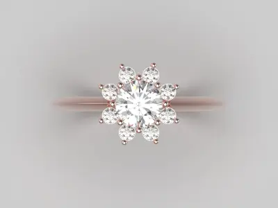 bride wedding ring jr00140 3D print model