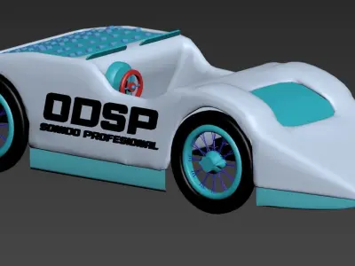 Coche editable 3D model
