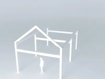 16x28 bed frame Free 3D model