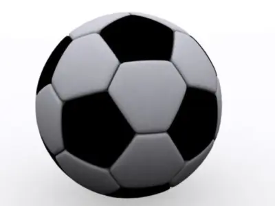 Soccer Ball Free low-poly 3D model