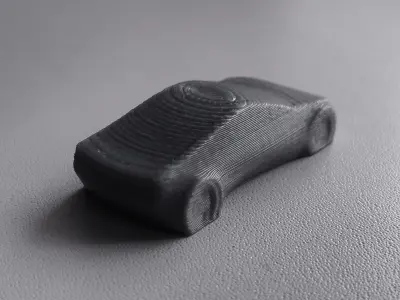 Minimalistic car figurine 3D print model