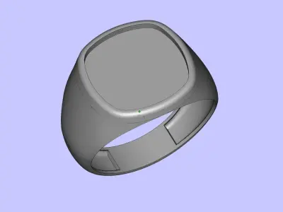 Enamel Ring 3D print model