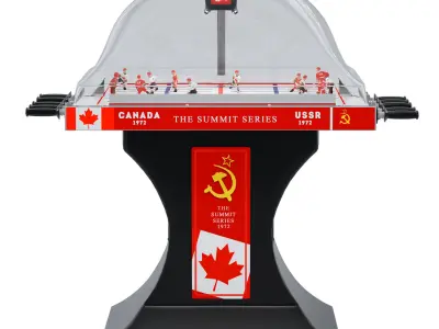 Bubble hockey 3D model