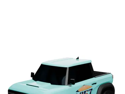 Car VinFast VF3 PICKUP TRUCK MINI 3D model