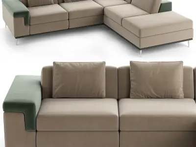 MD Luxury Sofa 001 3D model