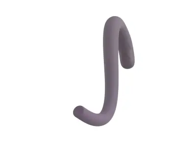 Cat Tail Low-poly 3D model