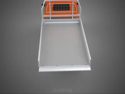 TAILGATE DROP SIDE LOAD BED BODY TAIL GATE DOOR PICKUP TRUCK CAR 3D model