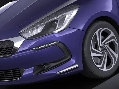 Citroen DS5 2016 VRAY 3D model