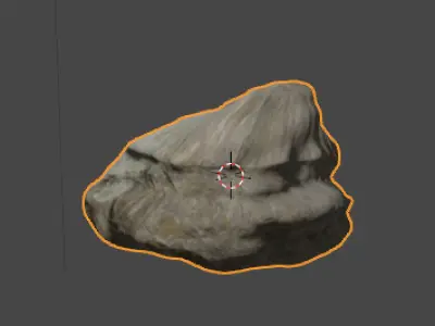 rocks pack Low-poly 3D model
