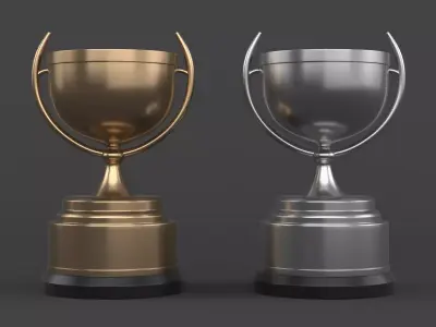 Trophy Cup 3D model 47