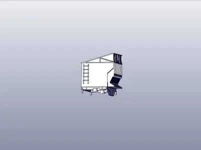 Coke Oven Quench Car 3D print model