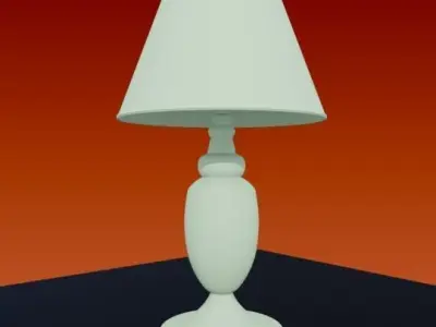 Table Lamp Free 3D model 2
