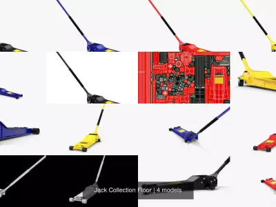 Jack Collection Floor 3D Model Pack