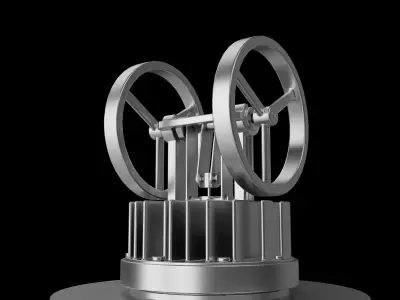 Stirling Engine 3D print model