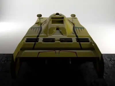 Dome Zero RL80 Low poly renderable Low-poly 3D model