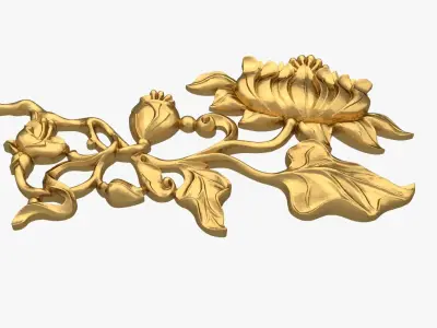 Classic decor ornament 268 3D model