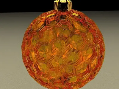 Chinese Red Lantern 3D model