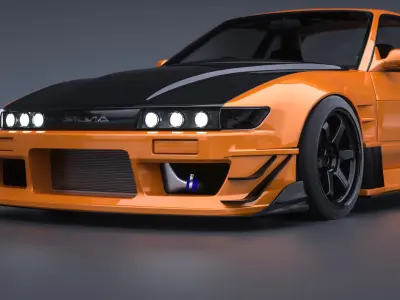 NISSAN SILVIA 3D model