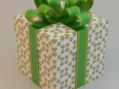 Gift Box Present box Collection 3D model