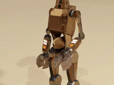 Star Wars mechanic droid  Free 3D model