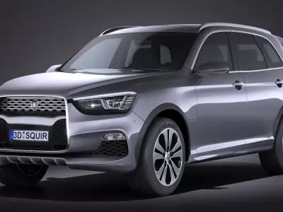 Generic SUV v2 2016 3D model