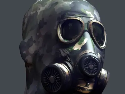 Helmet 3d model military combat Military Low-poly Low-poly  Low-poly 3D model 4