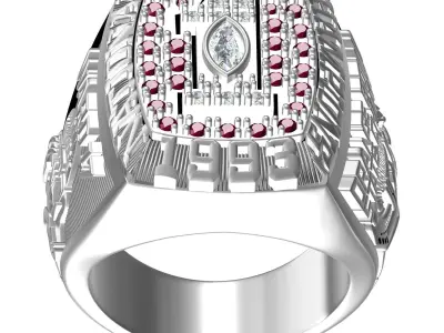FSU National Championship Ring 3D print model