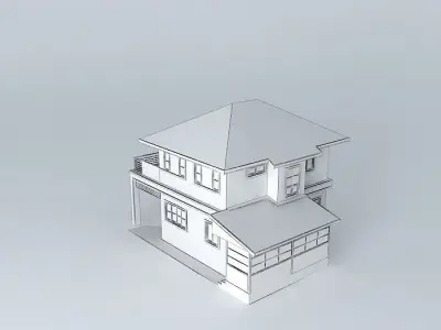 House 2 FL P202 Free 3D model