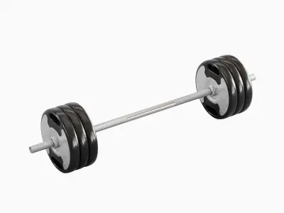 Techno Gym Barbell 02 3D model