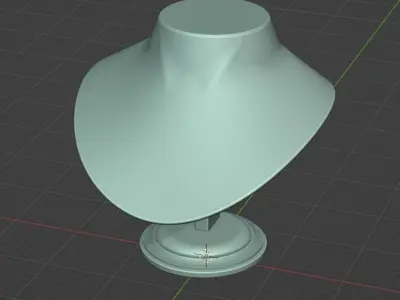 Minimalist Necklace Stand 3D print model