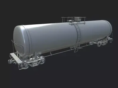 Tanker Car 3D model