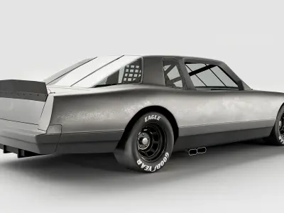 1986 Chevy Monte Carlo - Stock Car 3D model