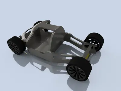 Project Compact Hypercar  3D print model