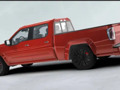 Generic Pickup Realtime Low-poly 3D model