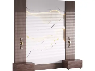 Decorative Wall panel  68 3D model