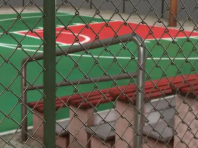 Basketball Court 3D model