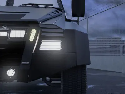 INKAS Military armoured car 3D model