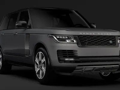Range Rover Vogue LWB L405 2018 3D model