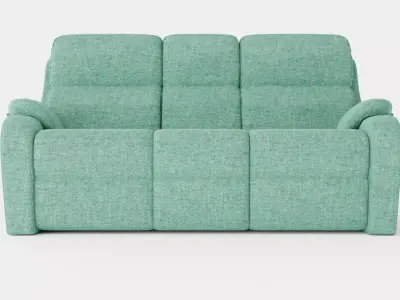 Ocean Sofa Low-poly 3D model