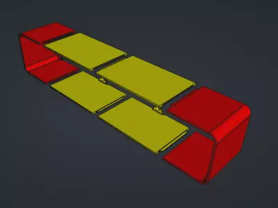 2024-4 Shelf Wall 3D print model