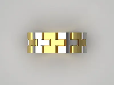 Luxury man Rolex design diamond ring model ror0042 3D print model