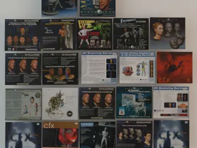 Cinefex Magazines 22 pcs 3D model