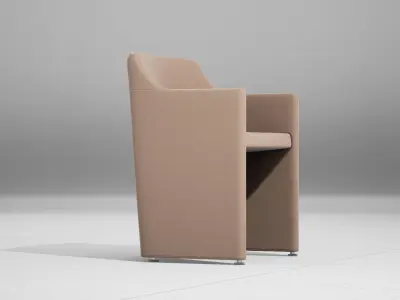 MolteniC Lyz Chair UE4 Low-poly 3D model