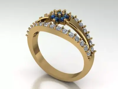 Split Shank Ring 3D print model